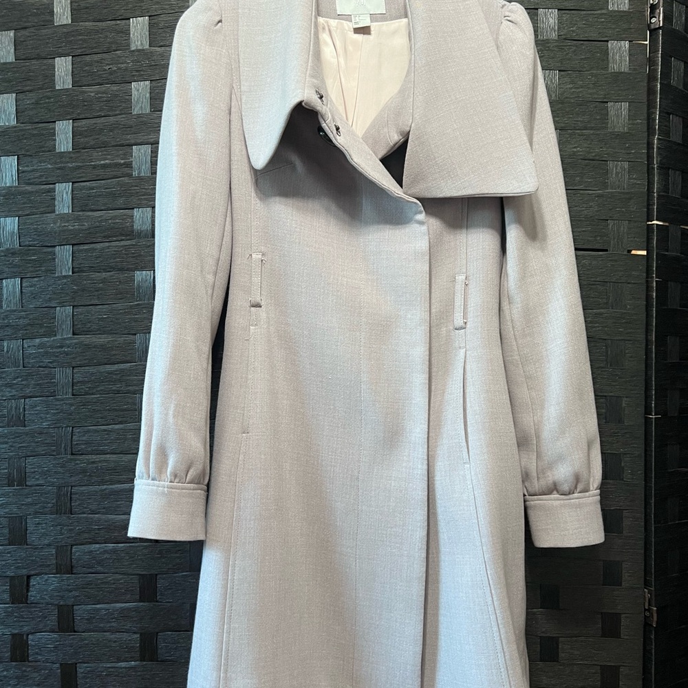 H&M Light Gray Overcoat